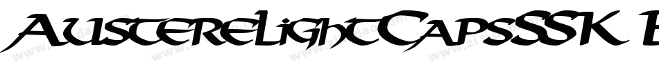 AustereLightCapsSSK Bold字体转换
